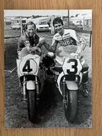 Org z/w foto 18x24 cm Kenny Roberts en Freddie Spencer 198, Verzenden, Nieuw, Algemeen