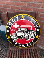 VW Buggy emaille reclamebord, Ophalen of Verzenden, Gebruikt, Reclamebord