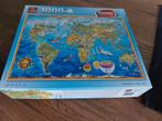 King Comic Collection Wereldkaart Puzzel 1000 stukjes, Ophalen, 500 t/m 1500 stukjes, Zo goed als nieuw, Legpuzzel