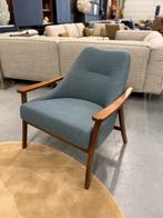 Nieuw Harvink Blazoen fauteuil Panama stof Design stoel Hout, Harvink, Nieuw, Ophalen of Verzenden, Stof