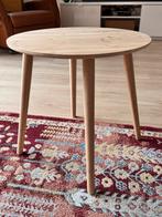 Bijzettafel bamboe Manou - naturel, Minder dan 55 cm, Rond, Zo goed als nieuw, Ophalen