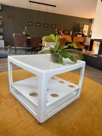 Vintage koffietafel / salontafel space age Peter Ghyzhy beschikbaar voor biedingen