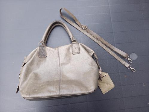 Leren Cowboysbag Worcester Tas Olijfgroen / Grijs, Sieraden, Tassen en Uiterlijk, Tassen | Damestassen, Gebruikt, Overige typen