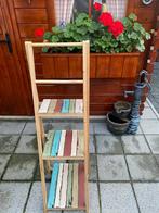Gekleurde latjes etagère/laddertrap, Huis en Inrichting, Woonaccessoires | Etagères, Ophalen, Zo goed als nieuw