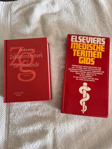 Coelho zakwoordenboek der geneeskunde en elsevier medische t beschikbaar voor biedingen
