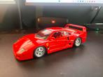 Burago Ferrari F40 1:18 (1987) Vintage Verzamelaarsobject, Hobby en Vrije tijd, Modelauto's | 1:18, Ophalen of Verzenden, Zo goed als nieuw