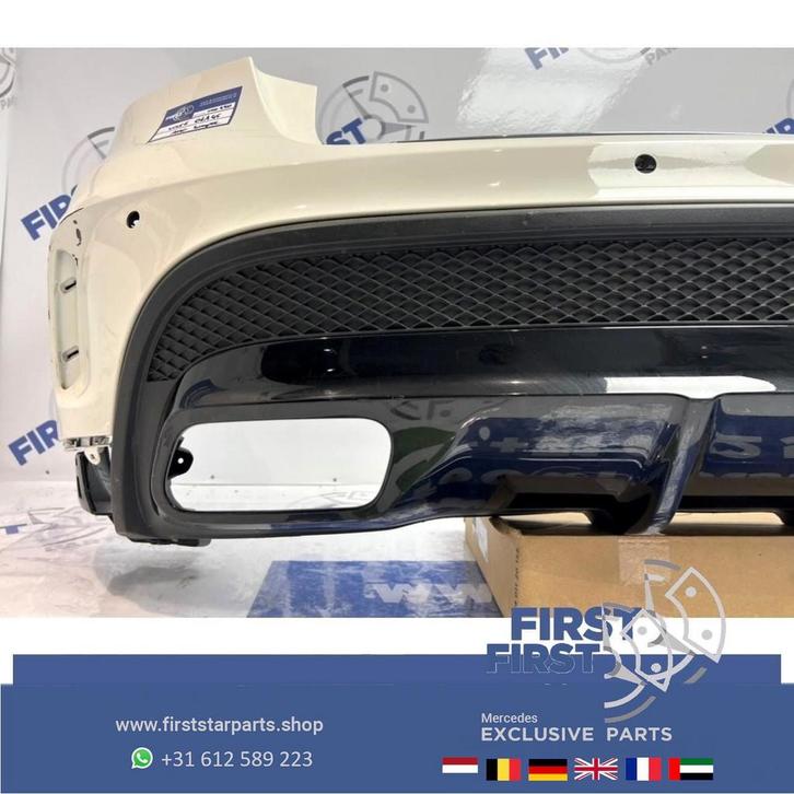 W156 GLA 45 AMG ACHTERBUMPER WIT Mercedes 2013-2018 GLA45 BU, Auto-onderdelen, Carrosserie en Plaatwerk, Bumper, Mercedes-Benz