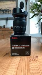 Sigma zoom objectief 18-200mm, Audio, Tv en Foto, Fotografie | Lenzen en Objectieven, Ophalen of Verzenden, Zo goed als nieuw