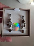 Preciosa Smokey Topaz Kristal Oorbellen - Nieuw, Overige materialen, Hangers, Met strass, Bruin