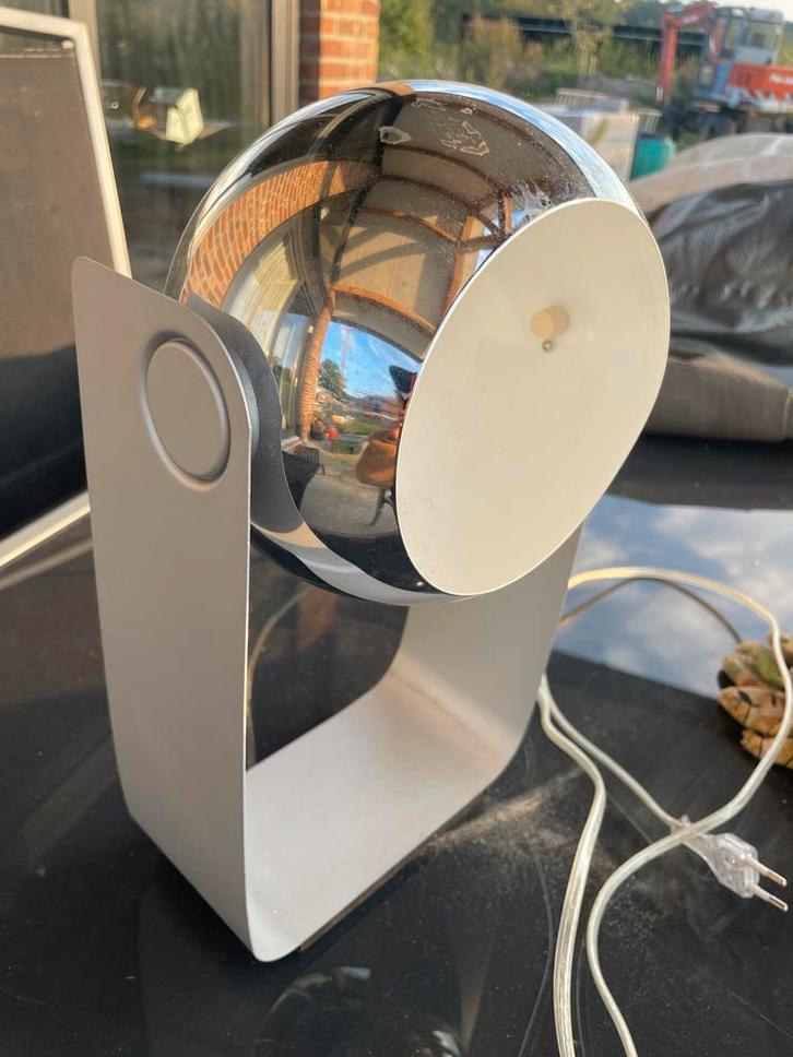 Massive Eyeball Tafellamp, Huis en Inrichting, Lampen | Vloerlampen, Gebruikt, Minder dan 100 cm, Metaal, Ophalen