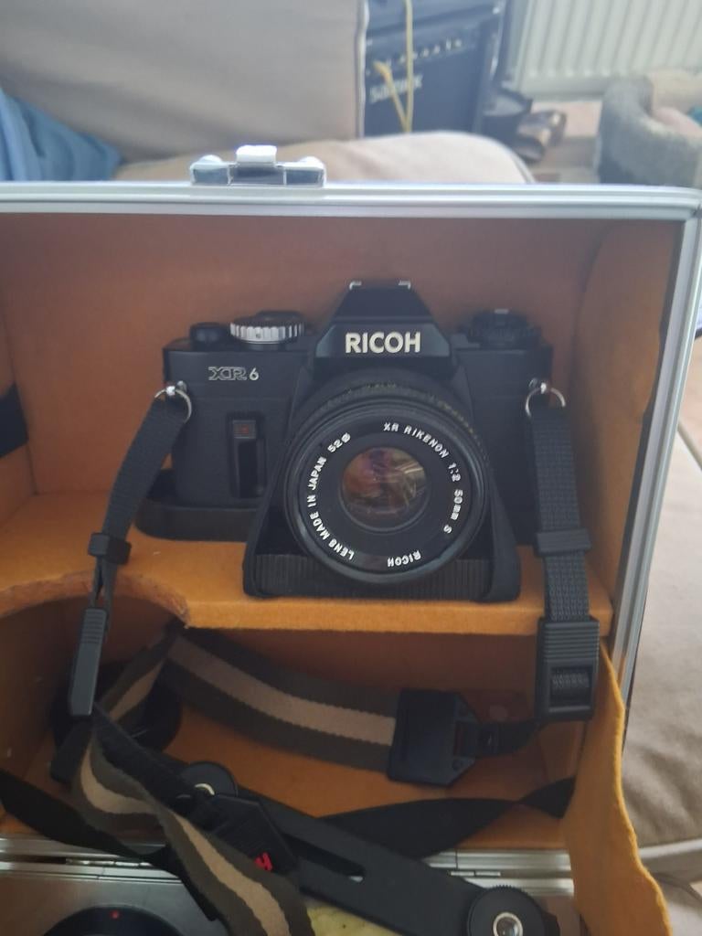Ricoh xr6 met extra lens en flitser, Ophalen of Verzenden, Compact, Overige Merken