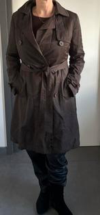 Bruine Trenchcoat Just Design - Maat S, Ophalen of Verzenden, Zo goed als nieuw, Maat 36 (S), Bruin