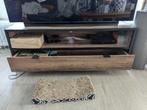 TV meubel, Ophalen, Gebruikt, 100 tot 150 cm, Eikenhout