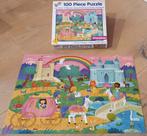 Galt Puzzel Van 100 Stukjes Prinsessen met Poster, Ophalen of Verzenden, Meer dan 50 stukjes, Zo goed als nieuw, 4 tot 6 jaar