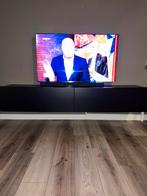 Zwarte TV Meubel met Opbergruimte, Huis en Inrichting, Kunststof, Gebruikt, 150 tot 200 cm, Ophalen of Verzenden