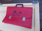 Rood rode schooltas met lieveheersbeestje opdruk 37 x 25 cm, Sieraden, Tassen en Uiterlijk, Tassen | Schooltassen, Gebruikt, Ophalen of Verzenden