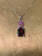 Granaat hanger powerful geluk daadkracht steun magie uniek, Nieuw, Ophalen of Verzenden, Met edelsteen, Rood