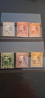 Kon.willem III 1867- 1868 nvph nr 7-12, Ophalen of Verzenden