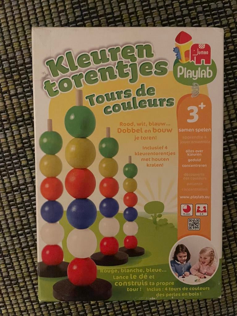 Kleurentorentjes, Een of twee spelers, Ophalen, Zo goed als nieuw, Jumbo