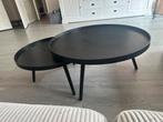 Woood Mesa salontafel set van 2, Huis en Inrichting, Tafels | Salontafels, Ophalen, Rond, 50 tot 100 cm, Zo goed als nieuw