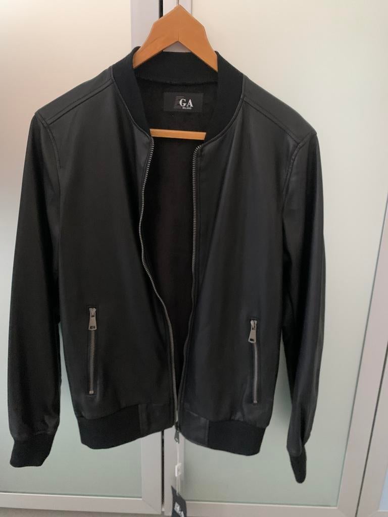 Zwart herenjack GA Milano (S) NIEUW, Ophalen of Verzenden, Zo goed als nieuw