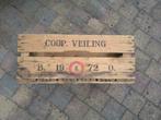 Vintage Veilingkist krat 1972 Hout COOP. Veiling groot, Minder dan 50 cm, Gebruikt, 50 tot 100 cm, Ophalen of Verzenden