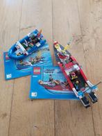Lego - 2 brandweerboten (nr 60005), Ophalen of Verzenden, Zo goed als nieuw, Complete set, Lego