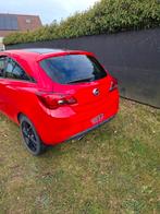 Achterbumper en achterklep rood Opel Corsa E 3 deurs, Ophalen, Voor, Opel, Bumper