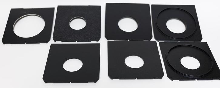 7 nieuwe linhof type 96x99 metalen lensplanken copal 0,1,3, Audio, Tv en Foto, Fotografie | Professionele apparatuur, Nieuw, Ophalen of Verzenden