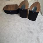 Kef IQ3 & IQ6 Speakerset - Notenhout, Audio, Tv en Foto, Luidsprekers, Gebruikt, 60 tot 120 watt, Front, Rear of Stereo speakers