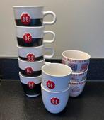Douwe Egberts mokken bekers krijtkoppen buren mokken, Huis en Inrichting, Keuken | Servies, Ophalen of Verzenden, Zo goed als nieuw