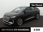 Audi Q4 Sportback e-tron 45 quattro S Edition 82 kWh 286 PK, Auto's, 12 maanden, Stof, Zwart, 2135 kg