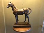 Prachtig Paarden Beeld op voet., Antiek en Kunst, Ophalen of Verzenden