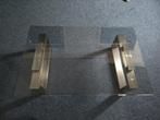 Glazen salontafel, Ophalen, Gebruikt, 100 tot 150 cm, 50 tot 100 cm