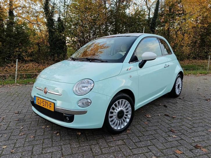 Fiat 500 0.9  2015 "vintage 57" NL Auto, 1e eig, clima, pdc, Auto's, Fiat, Bedrijf, ABS, Airbags, Airconditioning, Bluetooth, Boordcomputer