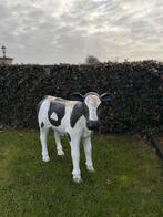 Polyester Tuinbeeld Koe, Ophalen of Verzenden, Gebruikt, Kunststof, Dierenbeeld