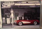 Corvette C1 route 66 poster in lijst, Ophalen