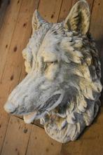 Decoratieve wolvenkop polystone 47*33* 27 cm, Verzenden, Nieuw, Dier