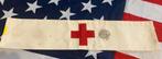 WWII originele US USA Amerikaanse Amerikaans Medic band red, Verzamelen, Militaria | Tweede Wereldoorlog, Ophalen of Verzenden