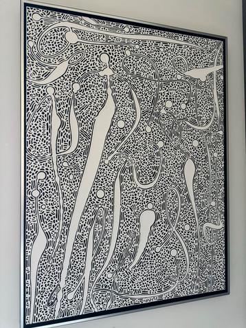 Aboriginal Schilderij - Australië beschikbaar voor biedingen