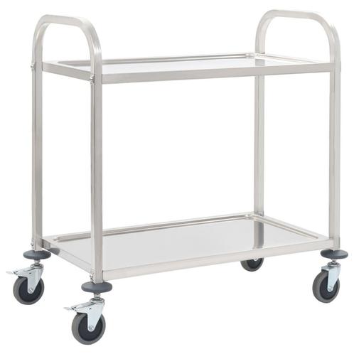 Keukentrolley trolley serveerwagen 2 etages GRATIS BEZORGD!, Huis en Inrichting, Keuken | Keukenbenodigdheden, Nieuw, Verzenden