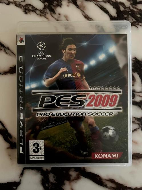 Pro Evolution Soccer 2009, PS3, Spelcomputers en Games, Games | Sony PlayStation 3, Zo goed als nieuw, Sport, 3 spelers of meer