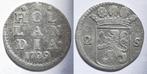 Dubbele wapenstuiver Holland 1729, Postzegels en Munten, Munten | Nederland, Zilver, 10 cent, Vóór koninkrijk, Verzenden