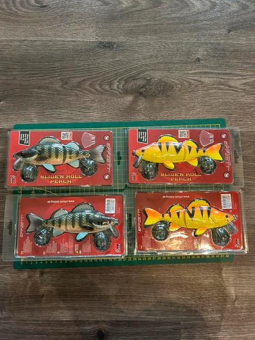 Dam effzett slide’n roll perch swimming bait/jerkbait., Watersport en Boten, Hengelsport | Roofvissen, Zo goed als nieuw, Overige typen