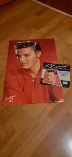 Elvis Presley Vinyl Single Heartbreak Hotel plus poster, Ophalen of Verzenden, Gebruikt, Pop, Single