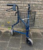 3 poot rollator met mandje, zeer wenkbaar door neuswiel, Diversen, Rollators, Ophalen of Verzenden, Opvouwbaar, Gebruikt