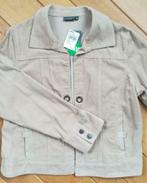 ESSENTIALS colbert zand bruin rib maat 44 - nieuw -, Kleding | Dames, Beige, Maat 42/44 (L), Nieuw, Ophalen of Verzenden