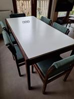 Retro Vintage - Pastoe Uitschuiftafel C. Braakman, Huis en Inrichting, Tafels | Eettafels, Ophalen, Gebruikt, 200 cm of meer, 50 tot 100 cm