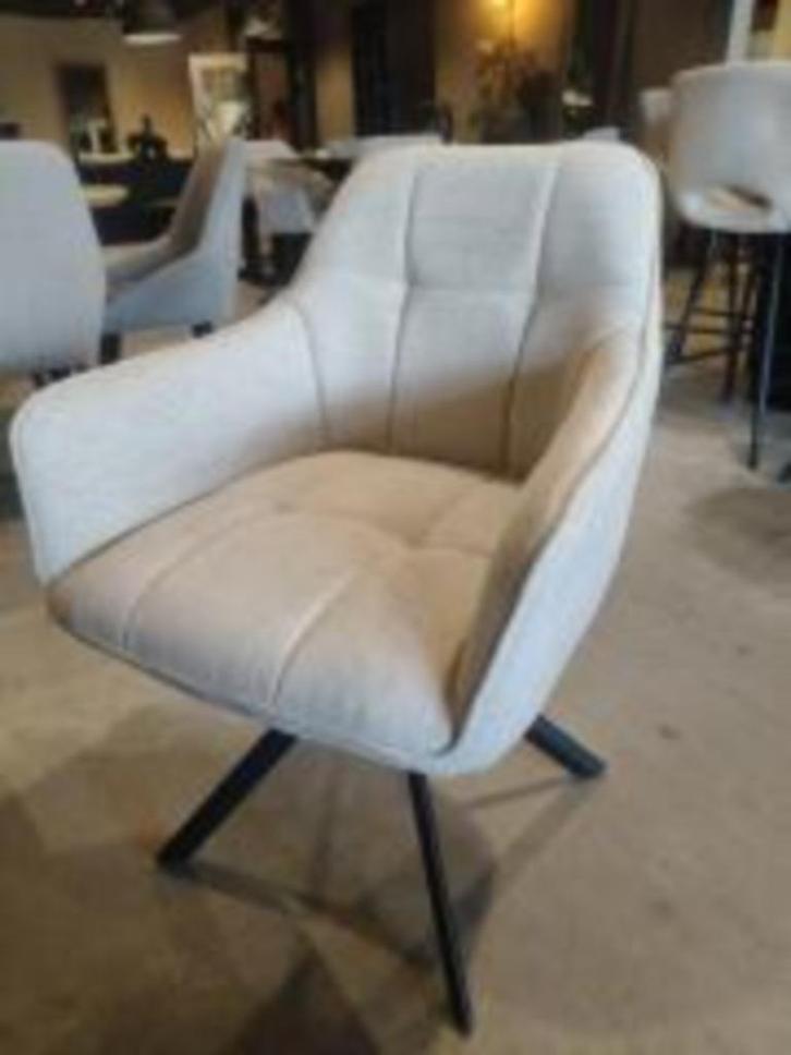 Eetkamerstoel Albas Nieuw!! Totale Leegverkoop!!Livinnhome24, Huis en Inrichting, Stoelen, Nieuw, Vier, Metaal, Stof, Overige kleuren