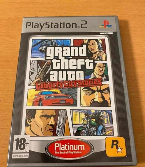 GTA liberty city stories (Plantium), Spelcomputers en Games, Games | Sony PlayStation 2, Zo goed als nieuw, 1 speler, Vanaf 18 jaar